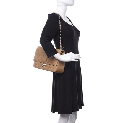 Christian Dior Lambskin Cannage Large Miss Dior Flap Beige 2 of 14