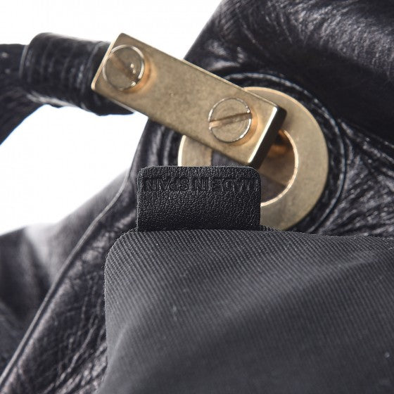 Lanvin Crinkled Lambskin Tote Black 9 of 9
