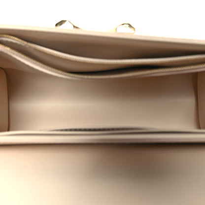 Louis Vuitton Epi Twist Monogram Flower Chain Shoulder Bag MM Quartz White 6 of 11