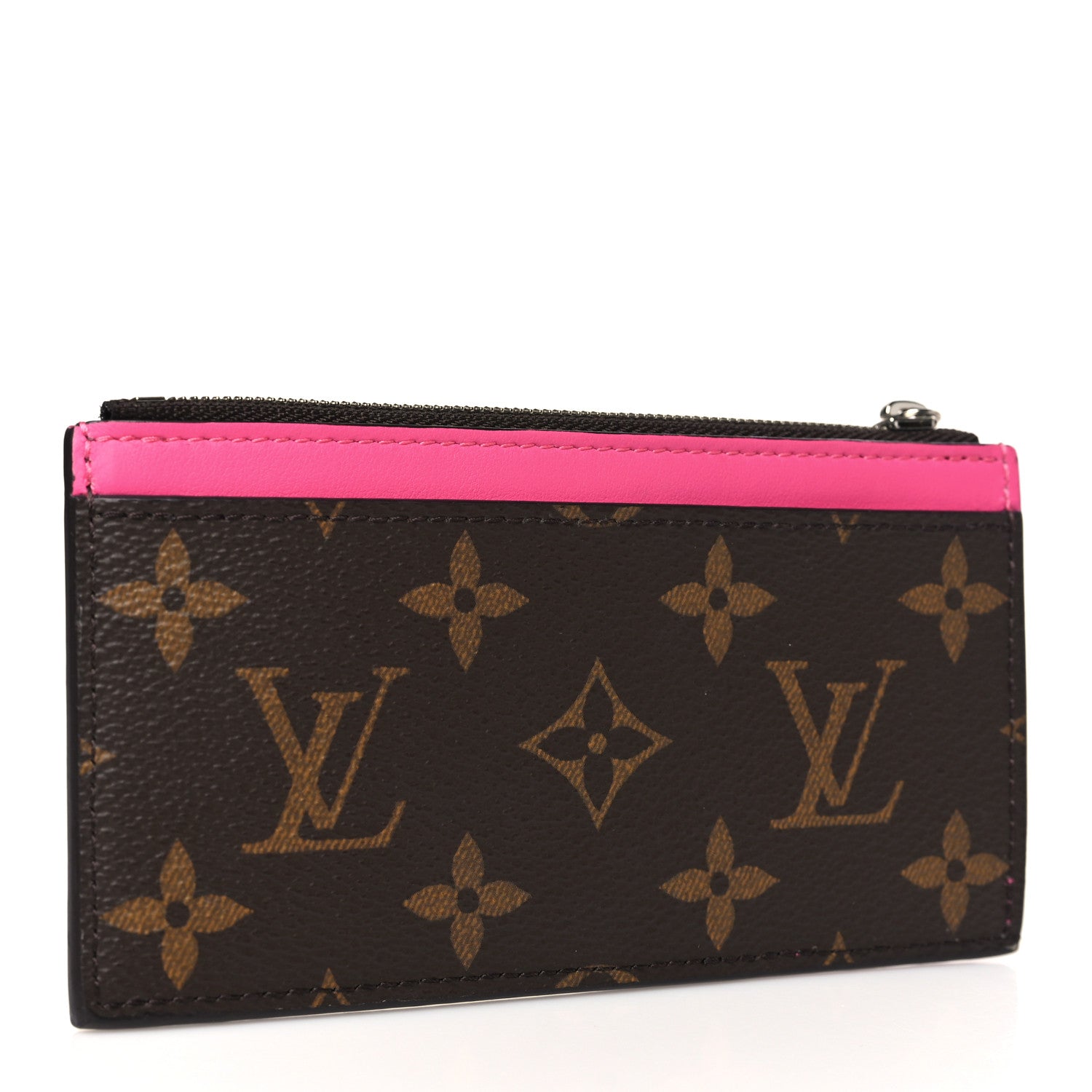 Louis Vuitton Monogram Calfskin Coin Card Holder Rose 3 of 7