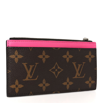 Louis Vuitton Monogram Calfskin Coin Card Holder Rose 3 of 7