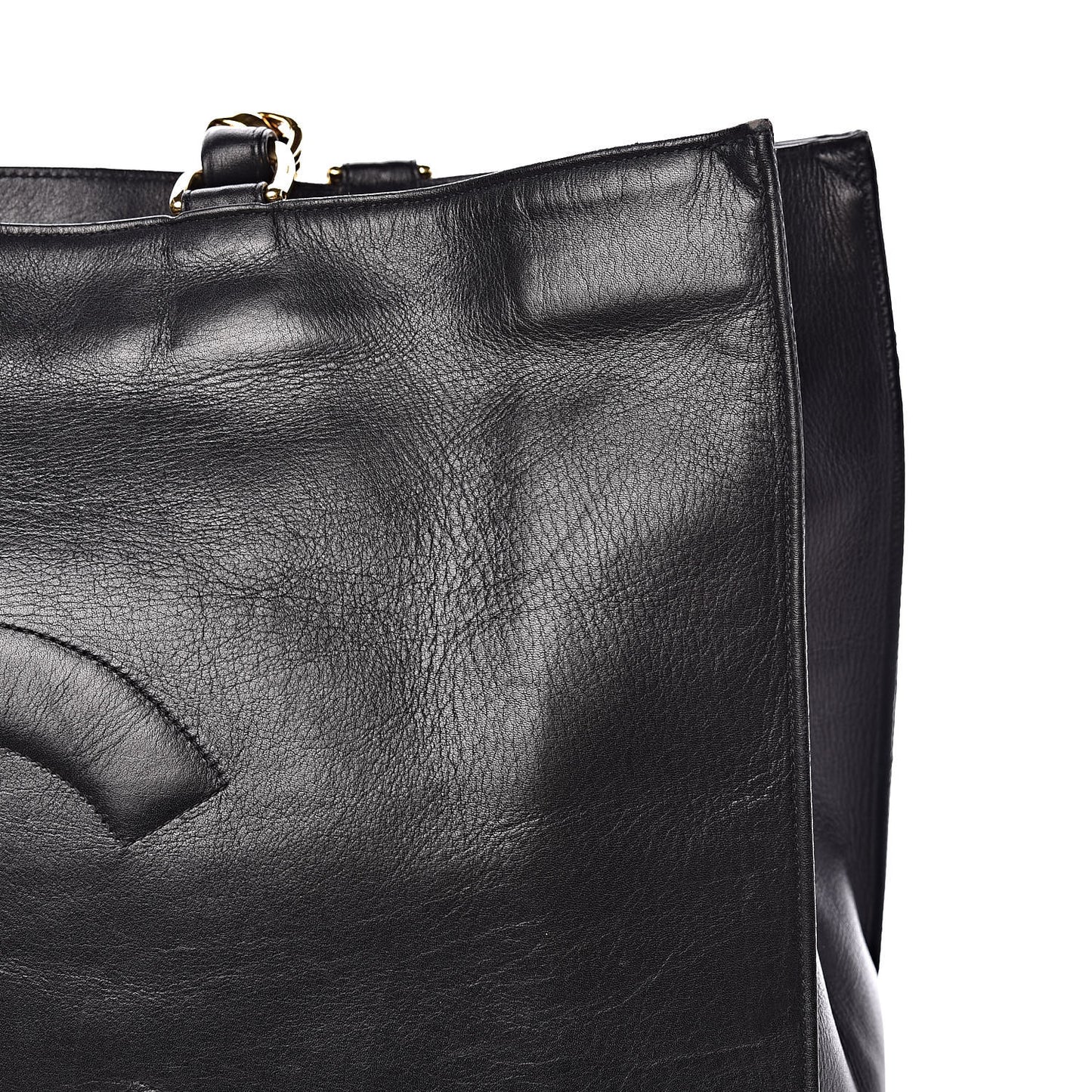 Calfskin CC Tote Black