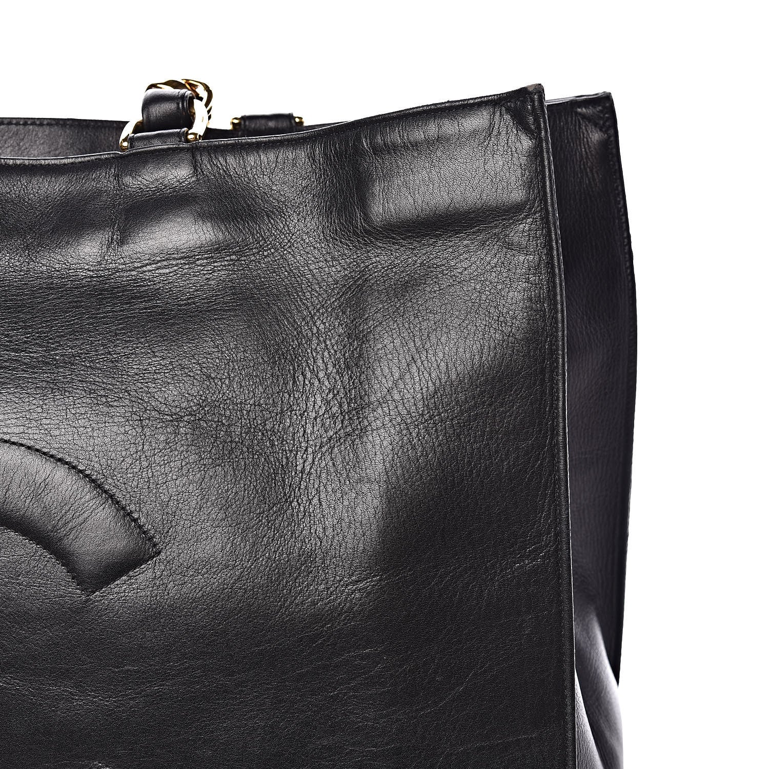 Chanel Calfskin CC Tote Black 14 of 17