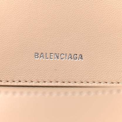 Balenciaga Shiny Box Calfskin Small Hourglass Top Handle Bag Light Beige 5 of 8