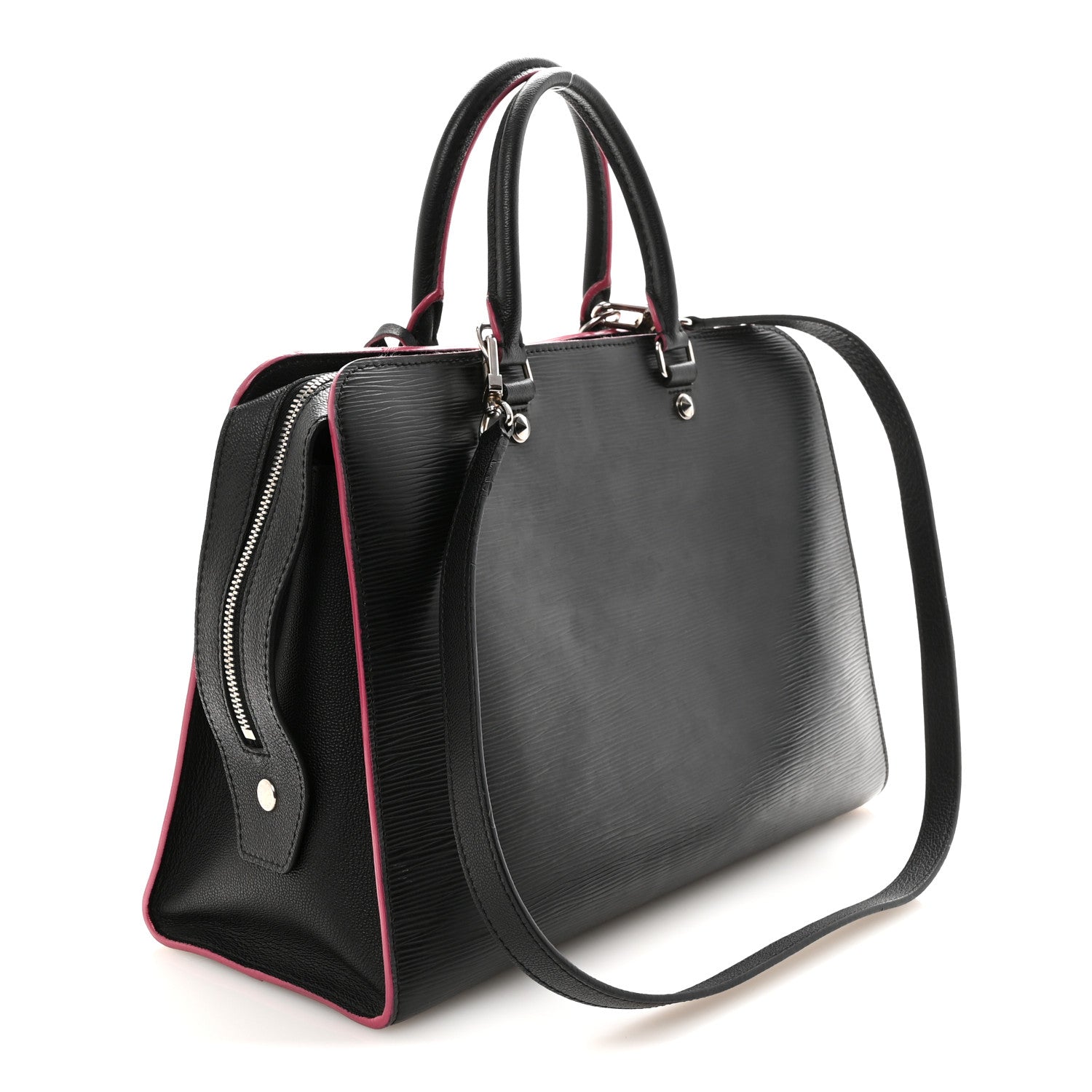 Louis Vuitton Epi Vaneau GM Black Hot Pink 3 of 9