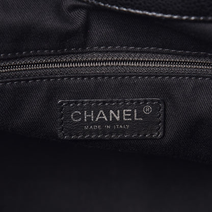 Chanel Caviar Quilted Timeless CC Soft Tote Black 6 of 10