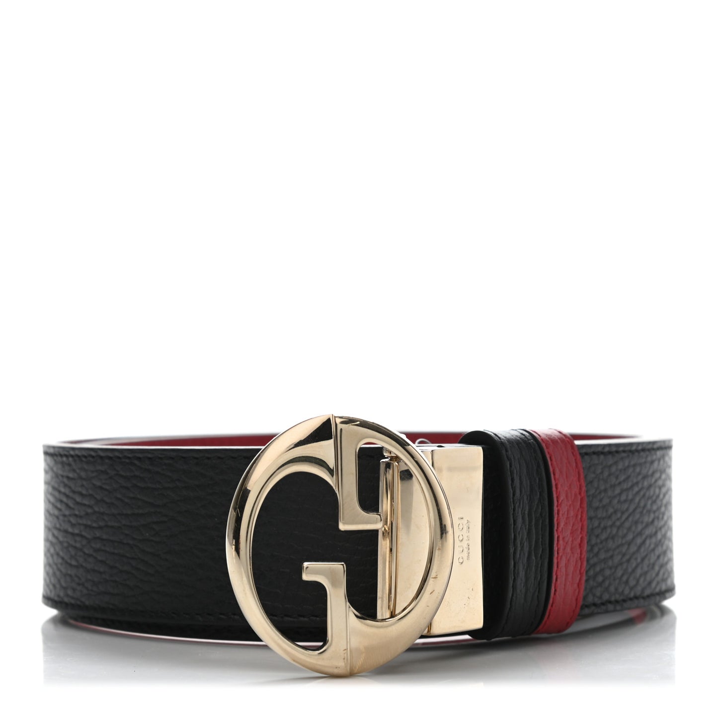 Calfskin 1973 Reversible Belt 95 38 Black Red