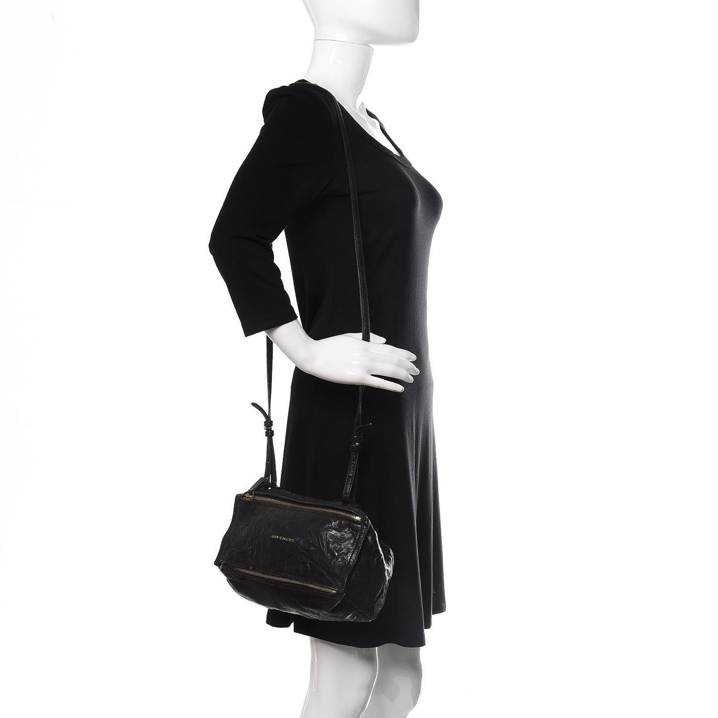 Tumbled Sheepskin Mini Pandora Black