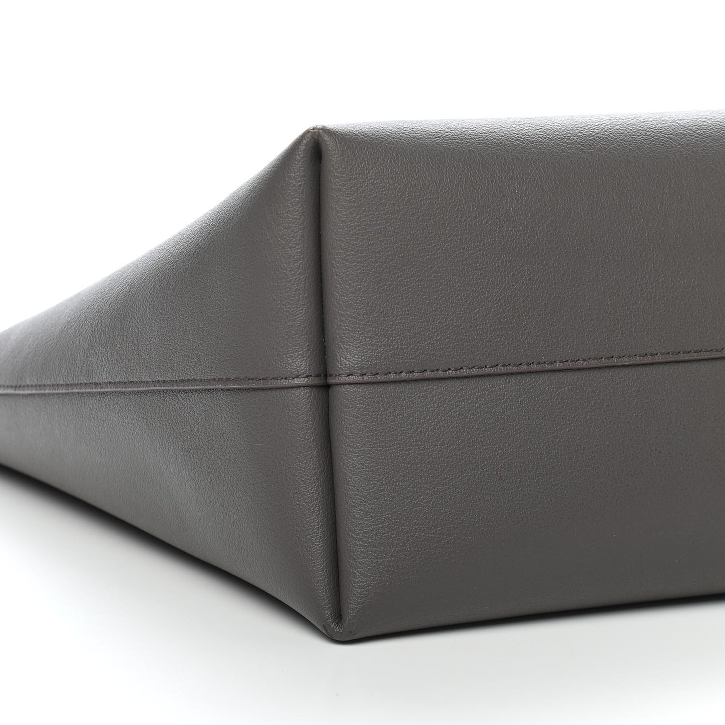 Calfskin Large Shopping Tote Earth