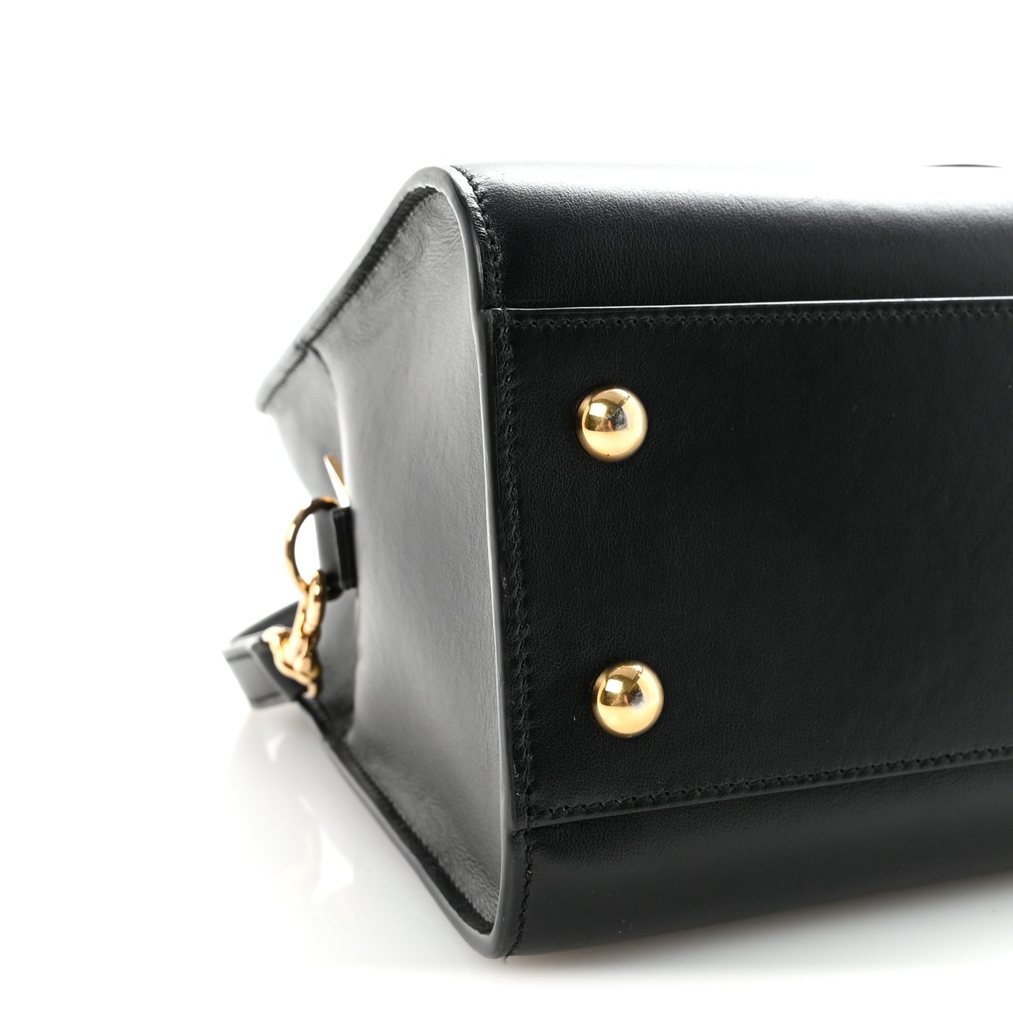 Calfskin Monogram Baby Cabas Black
