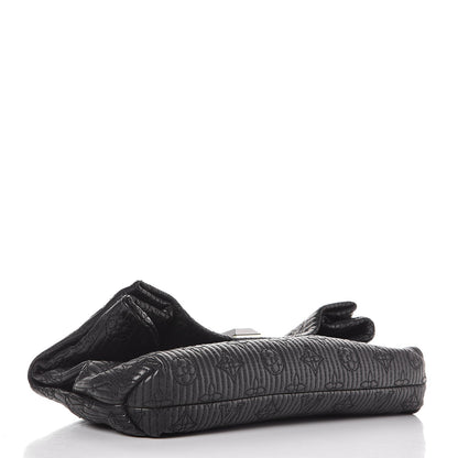Louis Vuitton Calfskin Quilted Monogram Altair Clutch Black 4 of 7