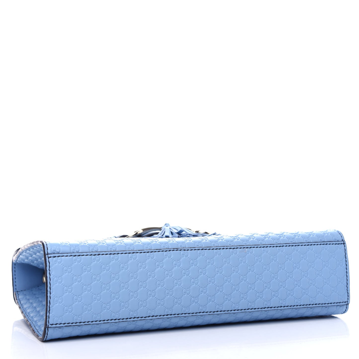 Microguccissima Medium Emily Chain Shoulder Bag Mineral Blue