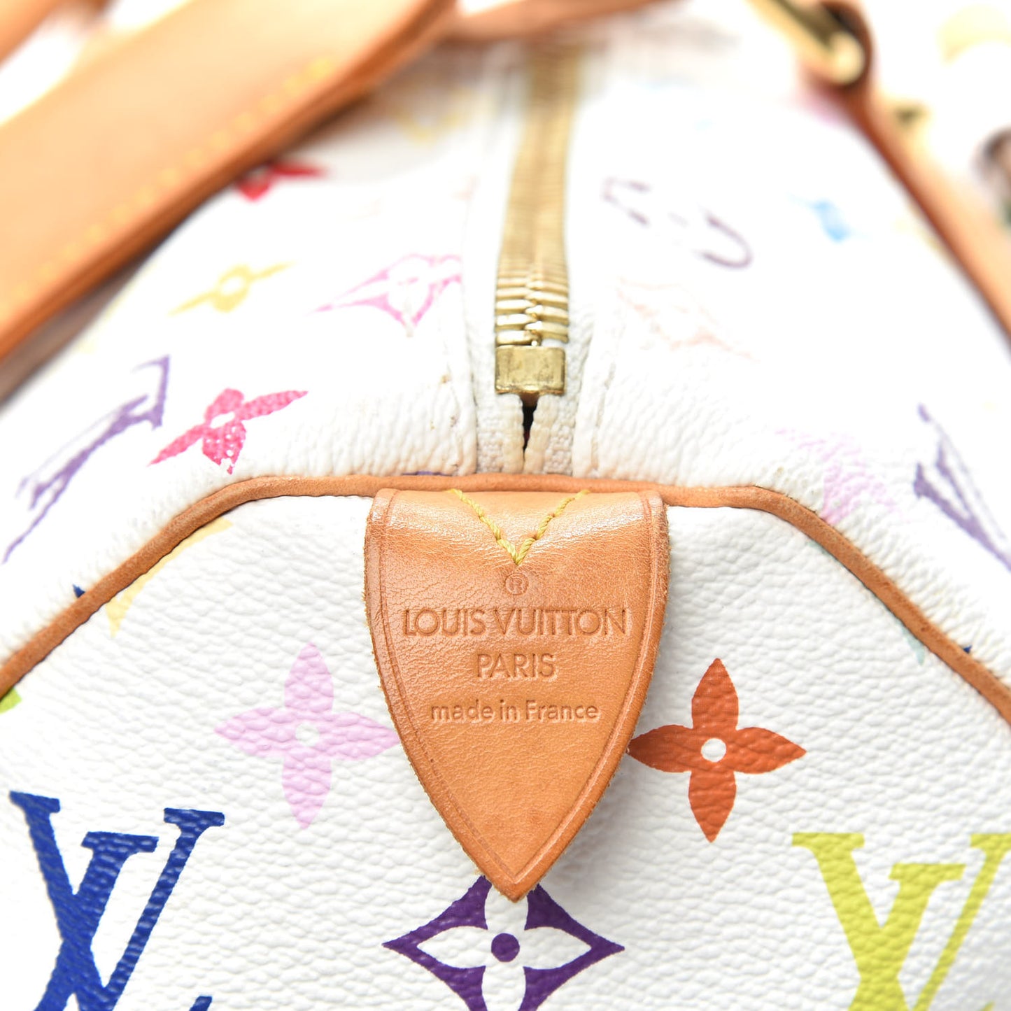 Monogram Multicolor Keepall 45 White