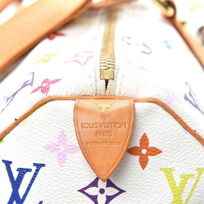 Louis Vuitton Monogram Multicolor Keepall 45 White 7 of 7