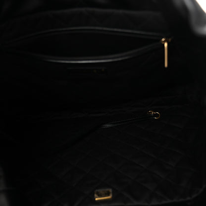 Chanel Shiny Calfskin Quilted Chanel 22 Black 6 of 11
