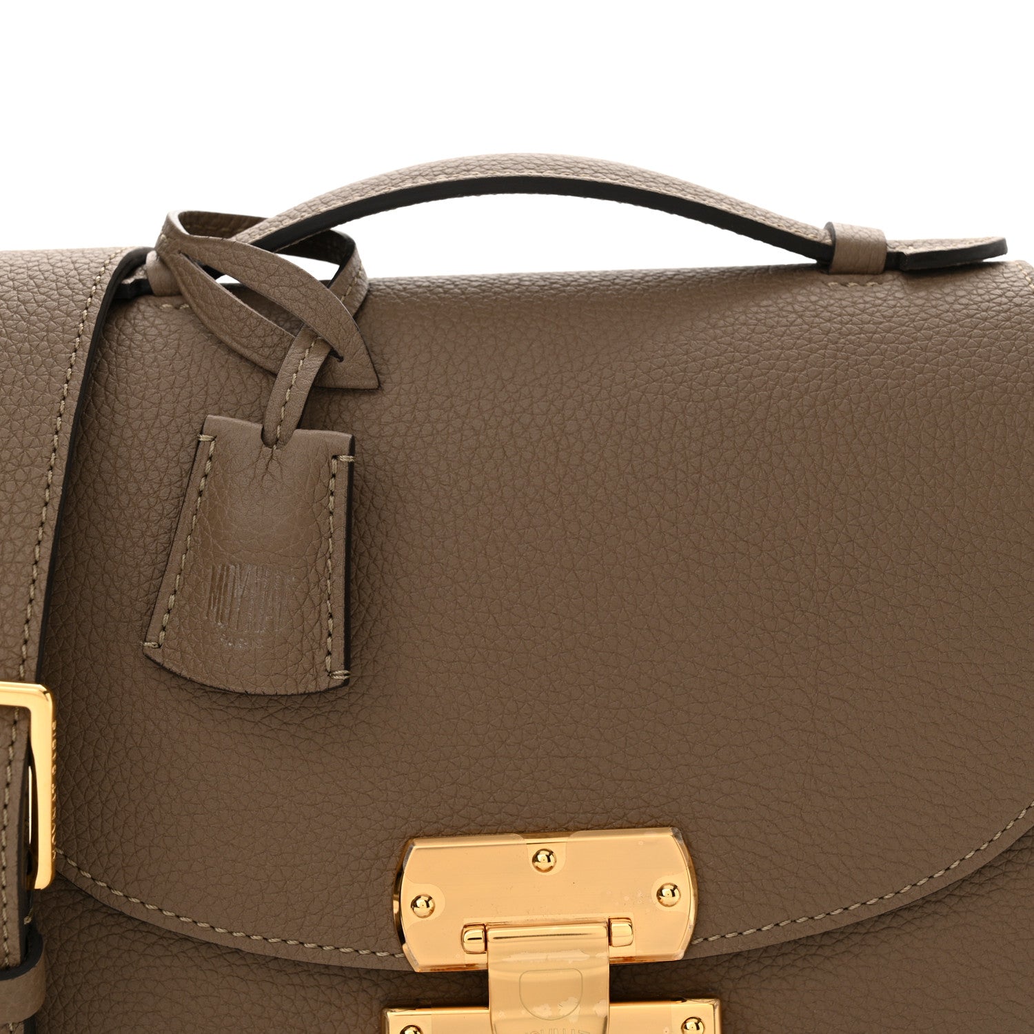 Moynat Taurillon Blush Flori PM Taupe 8 of 11