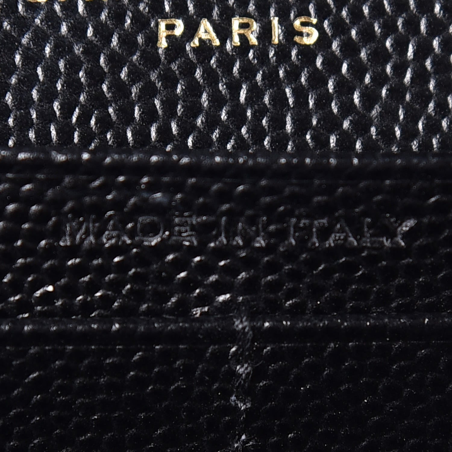 Saint Laurent Grain De Poudre Matelasse Chevron Monogram Flap Wallet Black 7 of 9