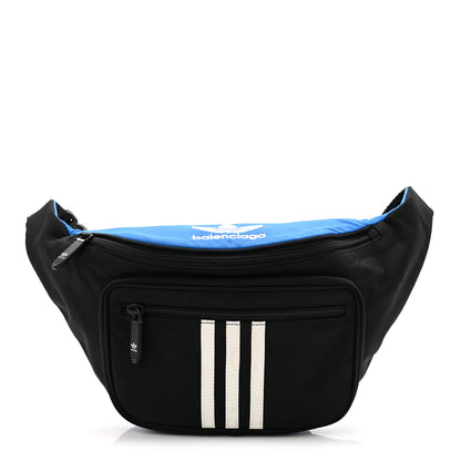 Balenciaga X ADIDAS Nylon Belt Bag Black Blue 1 of 11