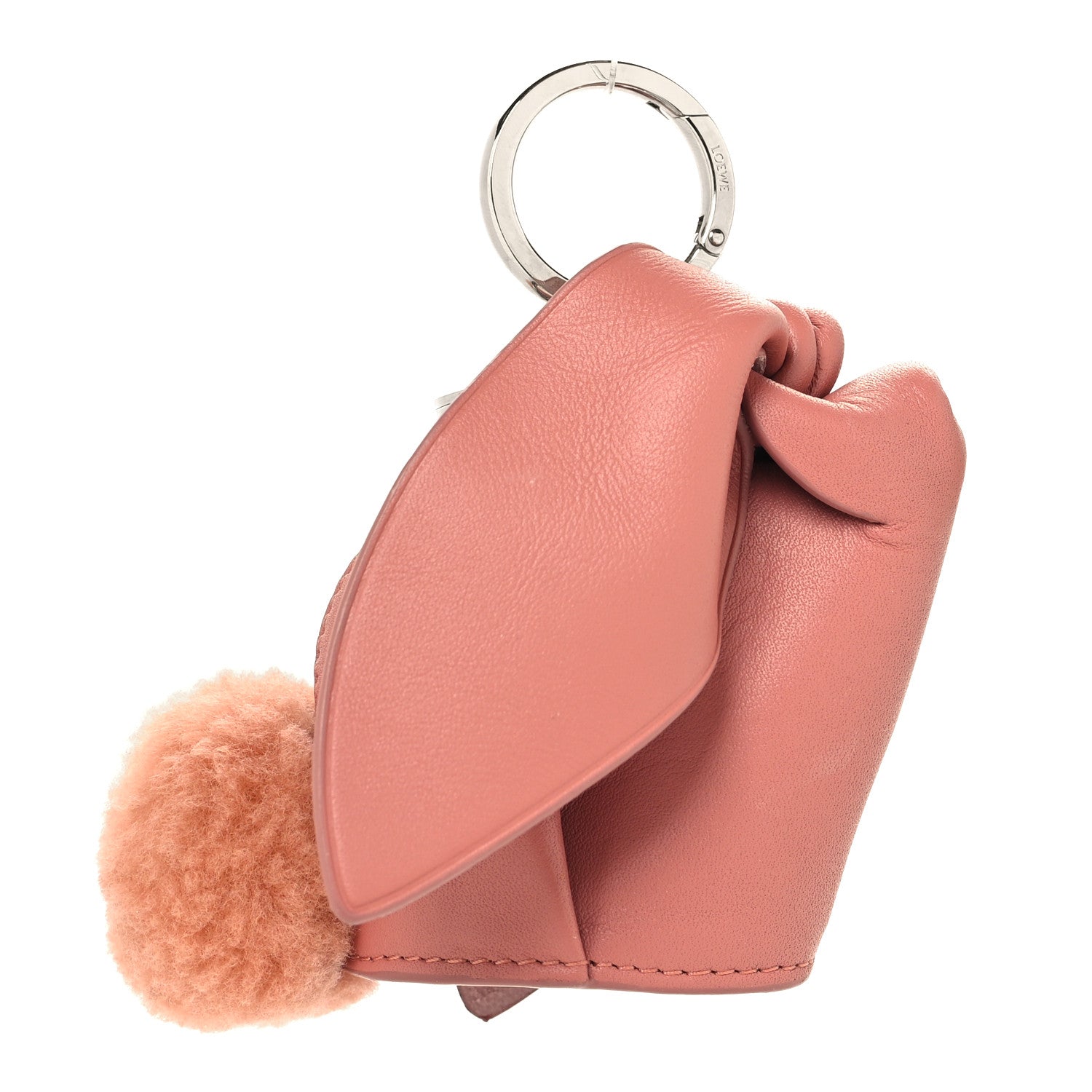 Loewe Calfskin Bunny Charm Peach Bloom 1 of 4