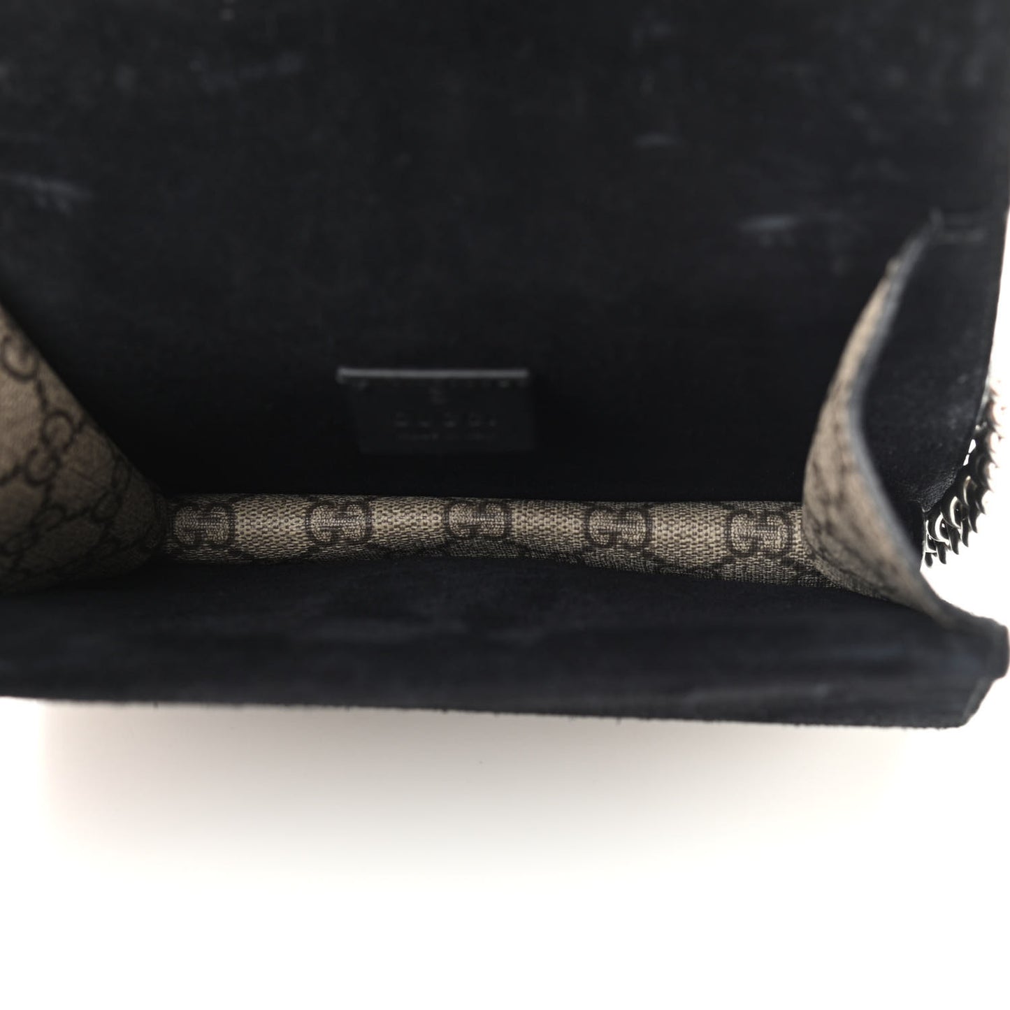 GG Supreme Monogram Mini Dionysus Shoulder Bag Black