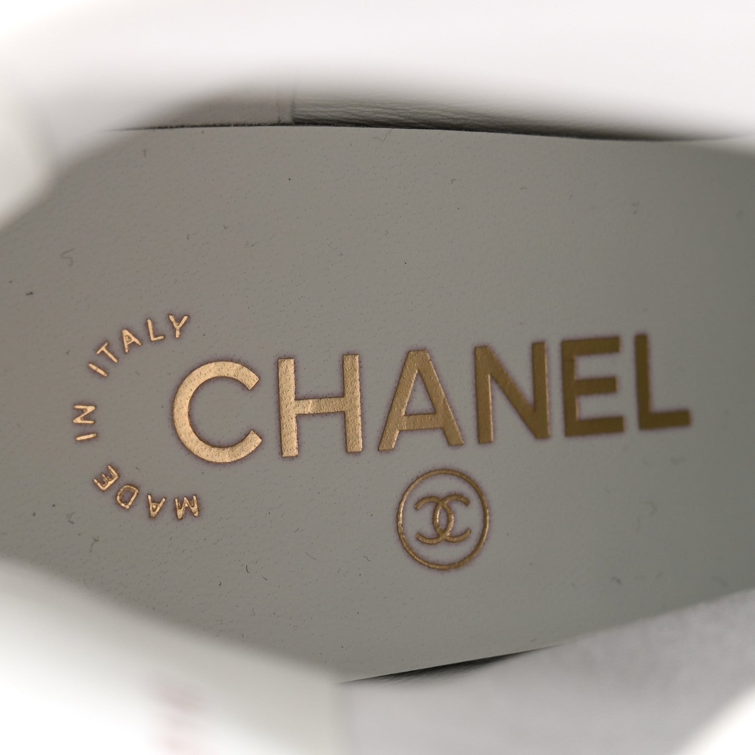 Chanel Lambskin Logo Ankle Boots 37.5 White 6 of 12