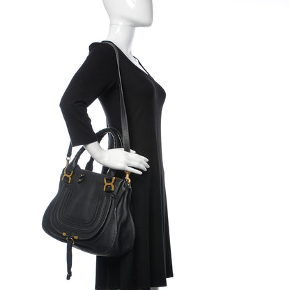 Chloe Calfskin Medium Marcie Satchel Black 2 of 11