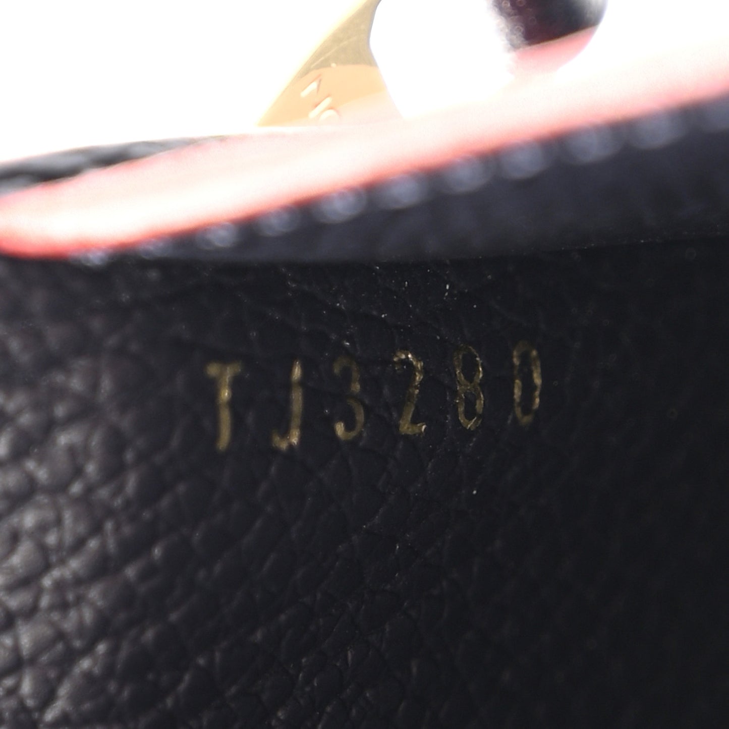 Empreinte Key Pouch Marine Rouge