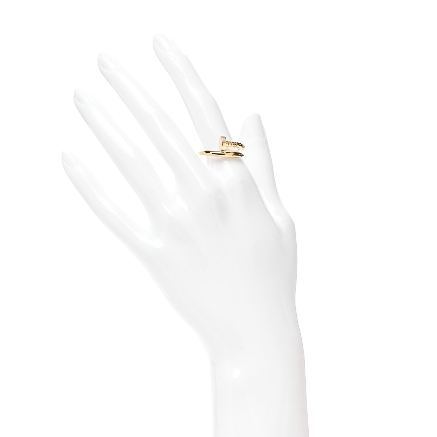 Cartier 18K Yellow Gold Juste Un Clou Ring 54 6.75 2 of 4