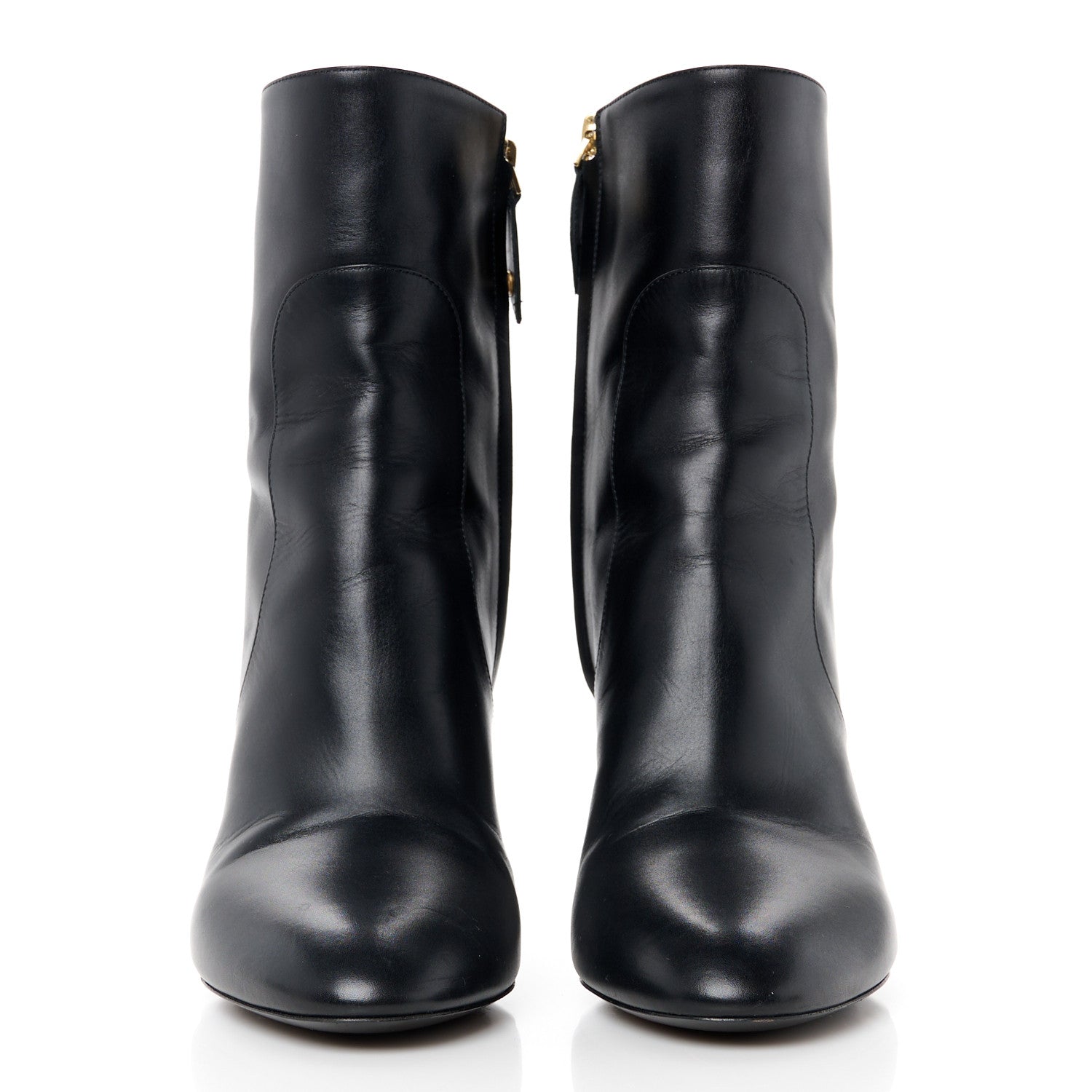 Louis Vuitton LV X YK Calfskin Monogram Silhouette Ankle Boots 39.5 Black 2 of 8