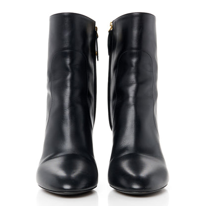 Louis Vuitton LV X YK Calfskin Monogram Silhouette Ankle Boots 39.5 Black 2 of 8
