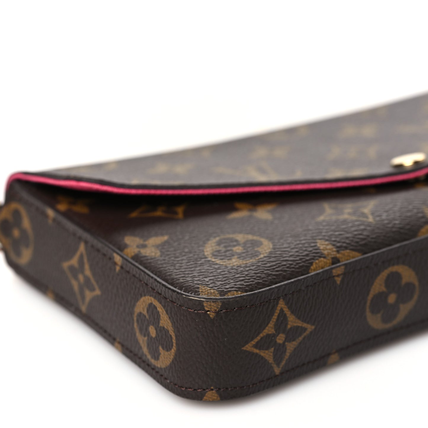 Monogram My LV World Tour Pochette Felicie Chain Wallet Hot Pink