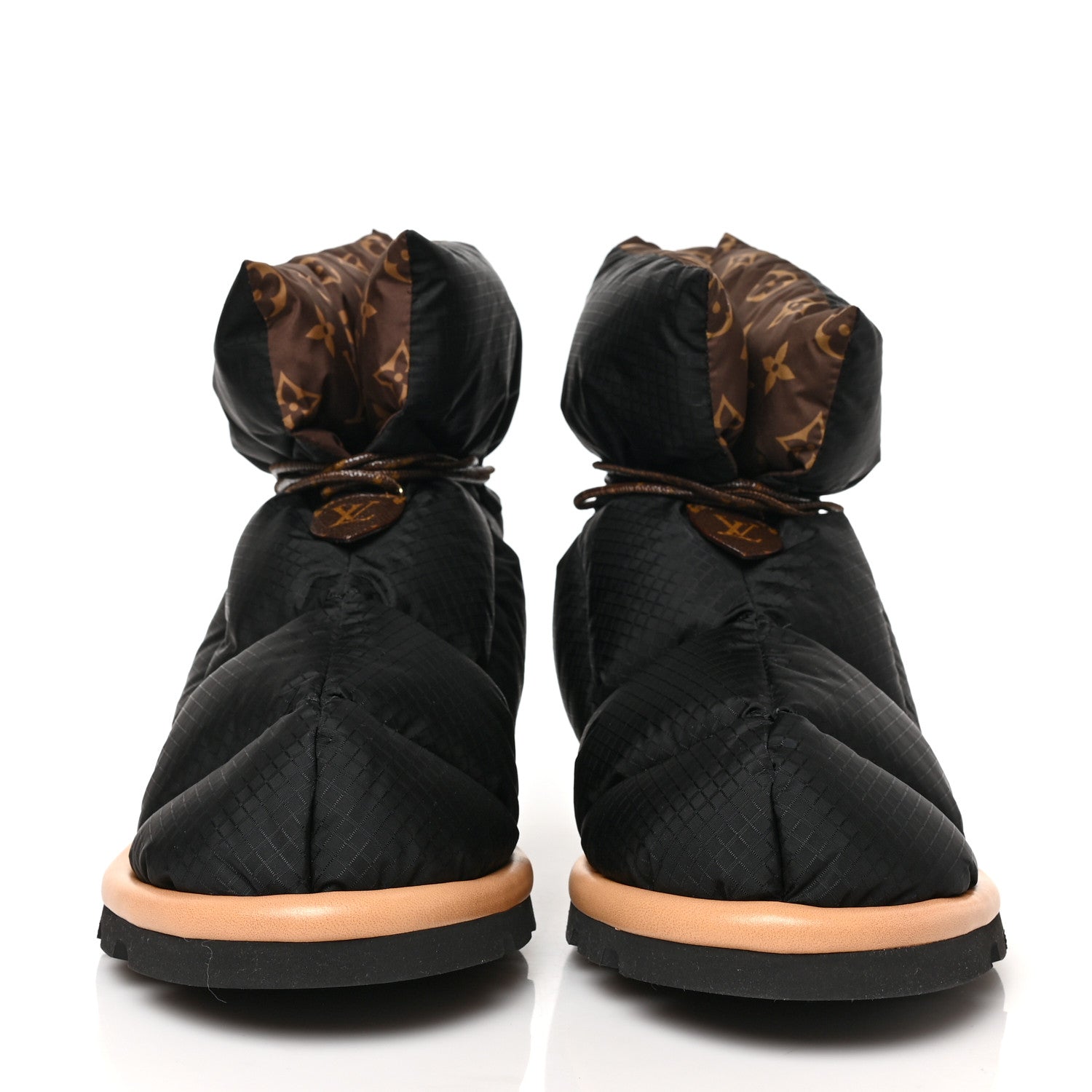 Louis Vuitton Nylon Monogram Pillow Comfort Ankle Boot 39 Black 2 of 6