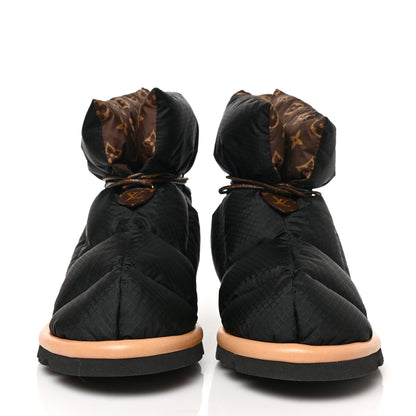 Louis Vuitton Nylon Monogram Pillow Comfort Ankle Boot 39 Black 2 of 6