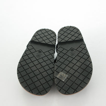 Chanel Satin Lambskin Chain Flat Sandals 39 Black 5 of 8