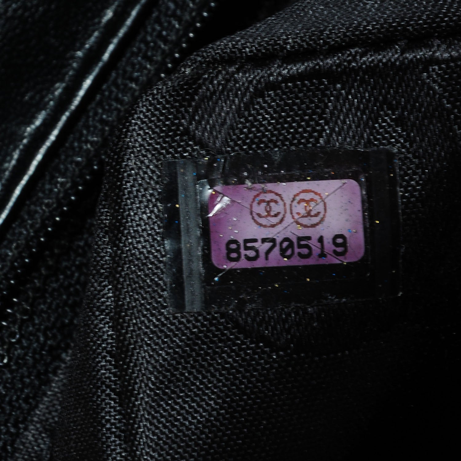 Chanel Patent Calfskin Quilted Mini Square Flap Black 8 of 8