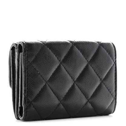 Chanel Caviar Quilted My Everything Small Flap Wallet Black 5 of 21