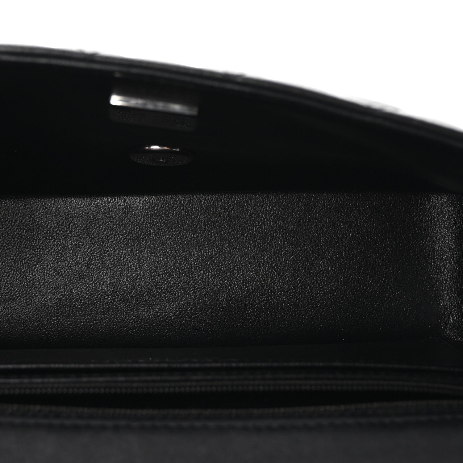 Chanel Lambskin Quilted Mini Rectangular Flap Black 5 of 10