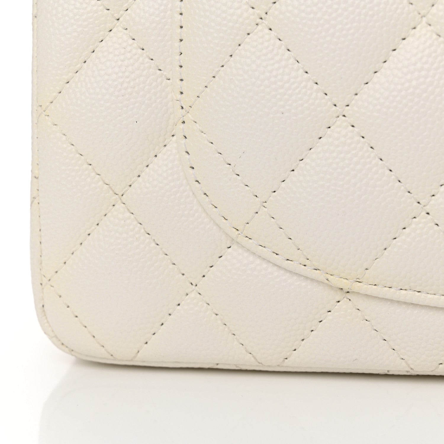 Chanel Caviar Quilted Small Double Flap White 23 of 23