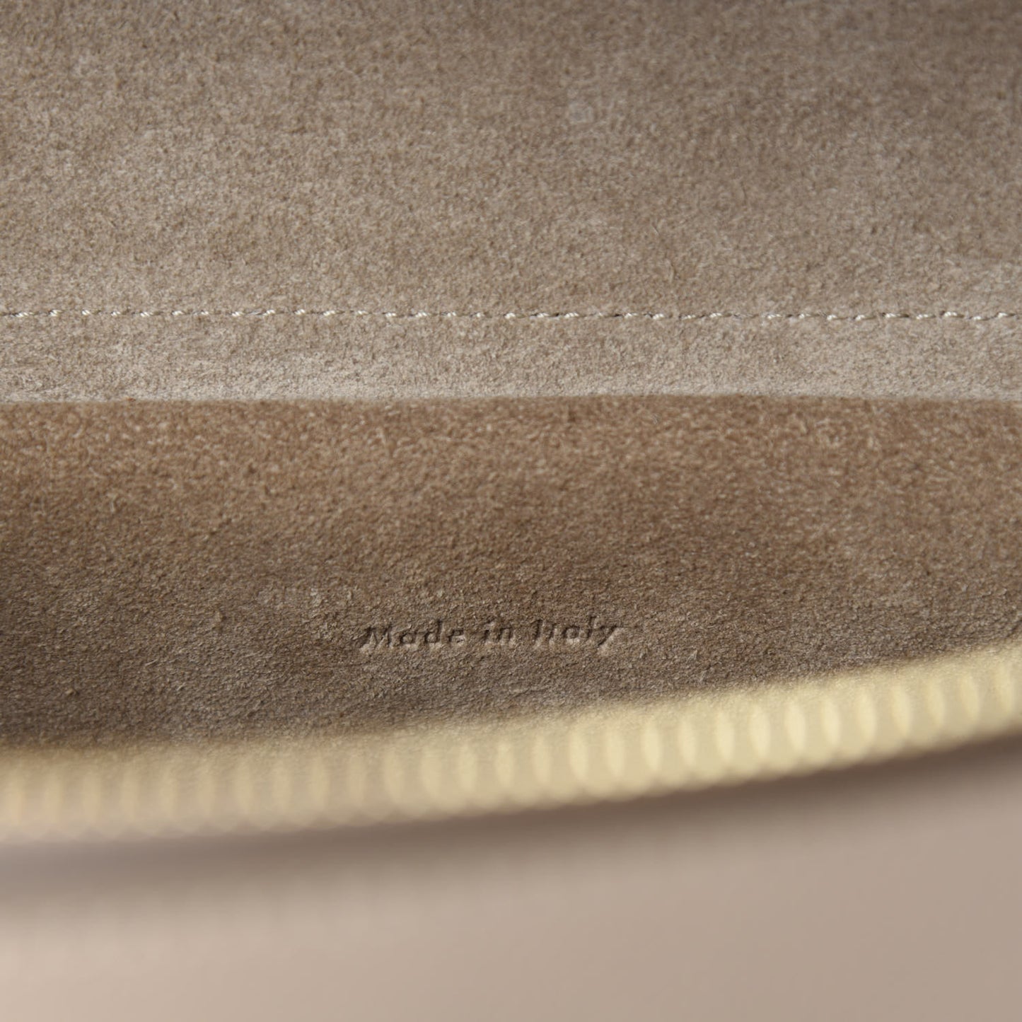 Grained Calfskin Mini Belt Bag Light Taupe