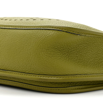 Hermes Taurillon Clemence Evelyne II PM Vert Chartreuse 7 of 12