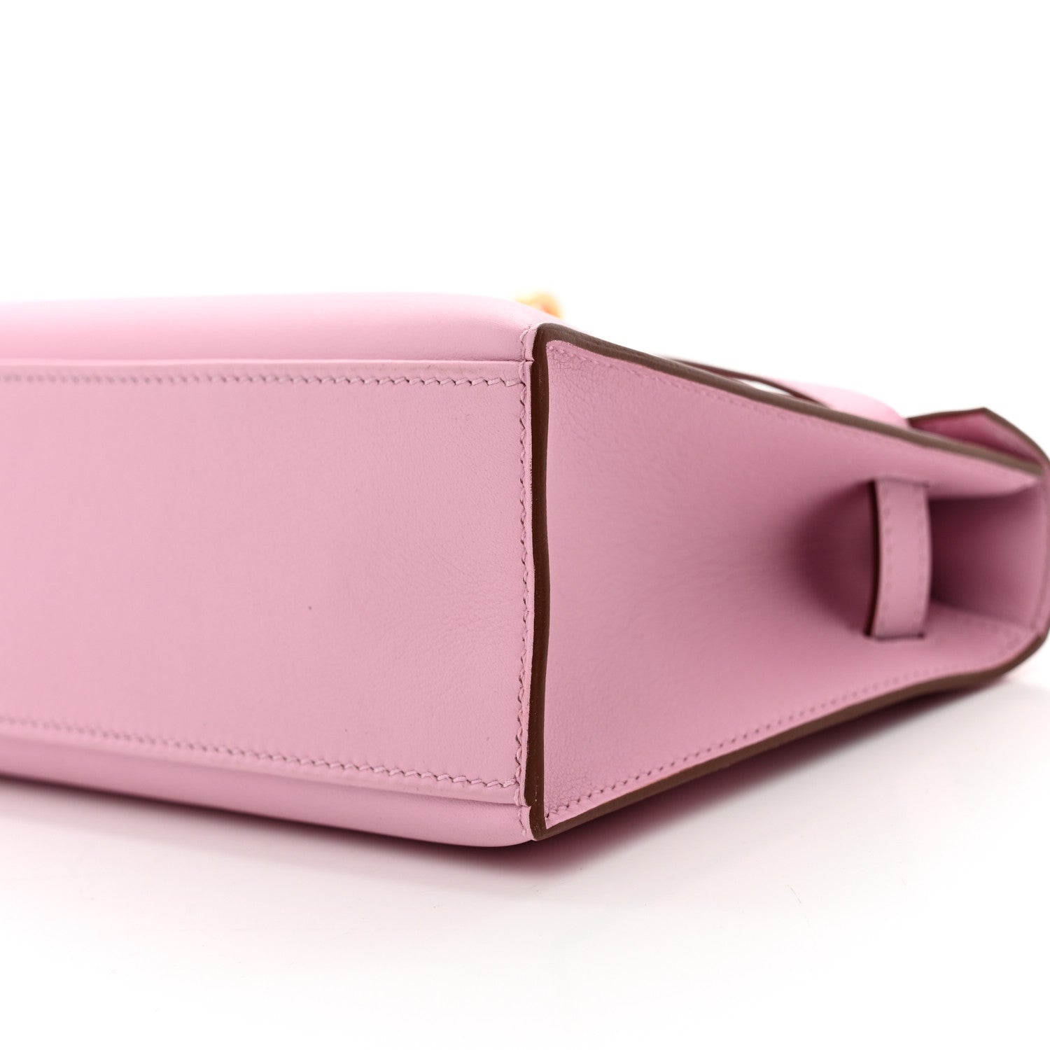 Hermes Swift Kelly Pochette Clutch Mauve Sylvestre 9 of 10