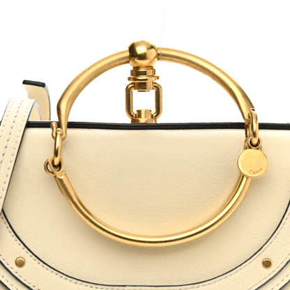 Chloe Calfskin Small Nile Bracelet Minaudiere Bag Off White 7 of 8
