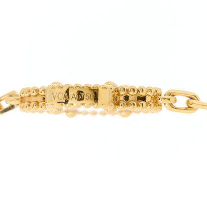 Van Cleef & Arpels 18K Yellow Gold Mother of Pearl 10 Motifs Vintage Alhambra Necklace 6 of 6