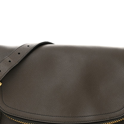 Tom Ford Pebbled Calfskin Medium Jennifer Graphite 8 of 13