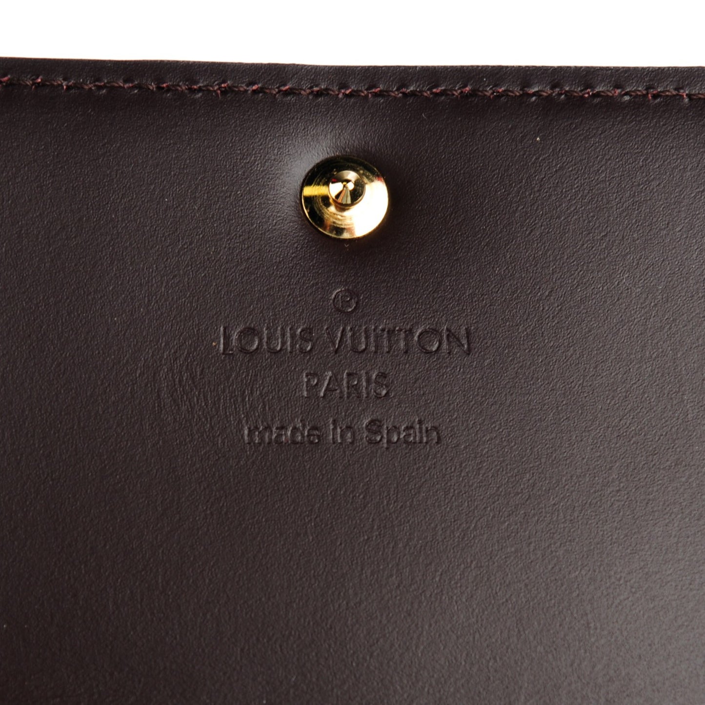 Vernis Business Card Holder Amarante