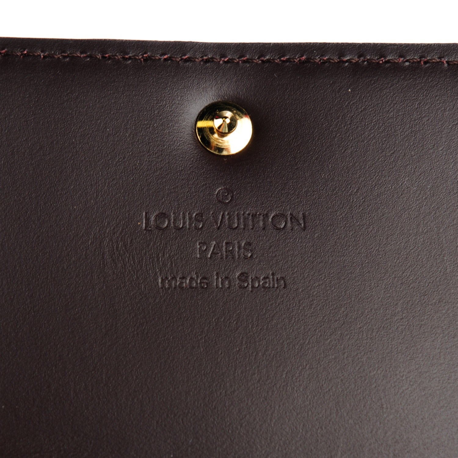 Louis Vuitton Vernis Business Card Holder Amarante 6 of 7