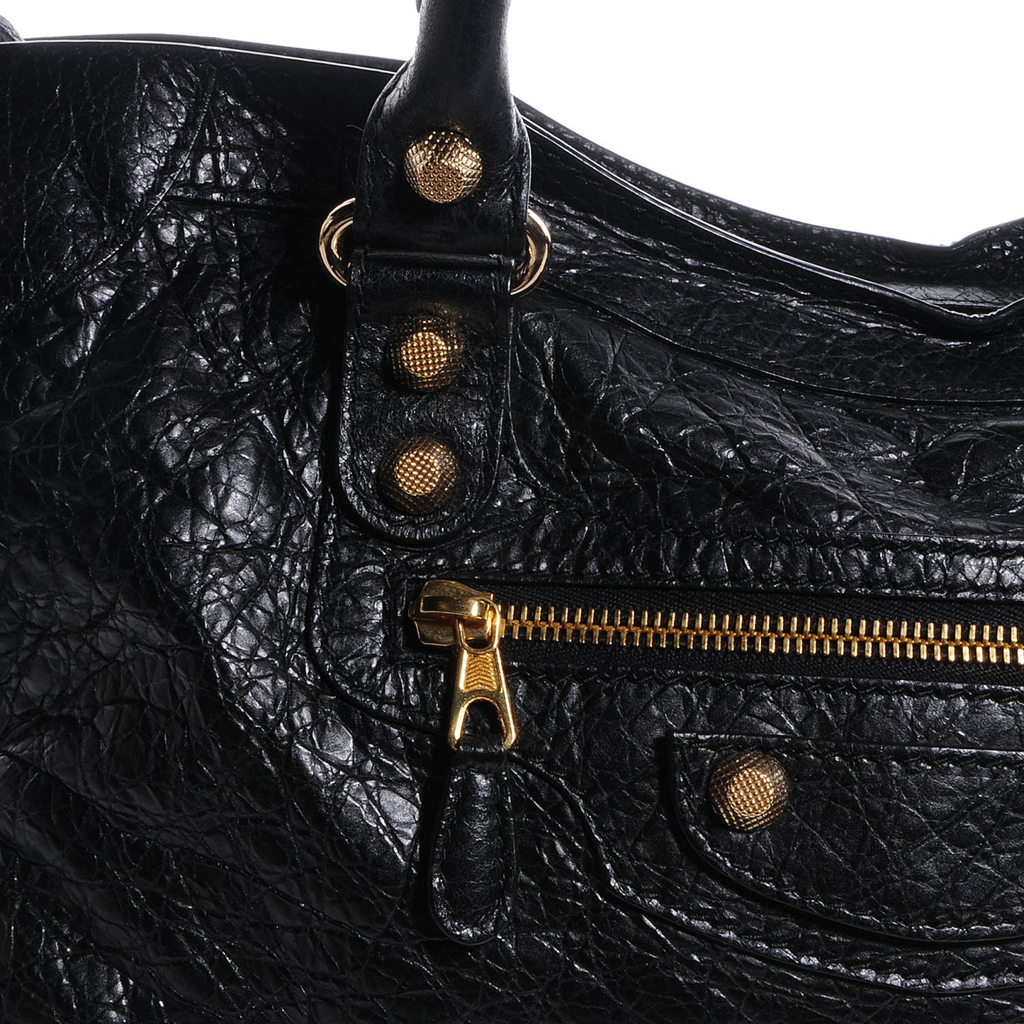Agneau Giant 12 Gold Hardware City Black