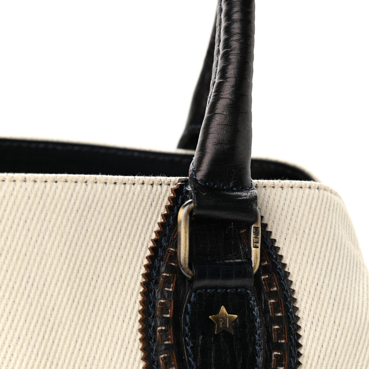 Fendi Canvas Bag De Jour Tote Natural 11 of 12
