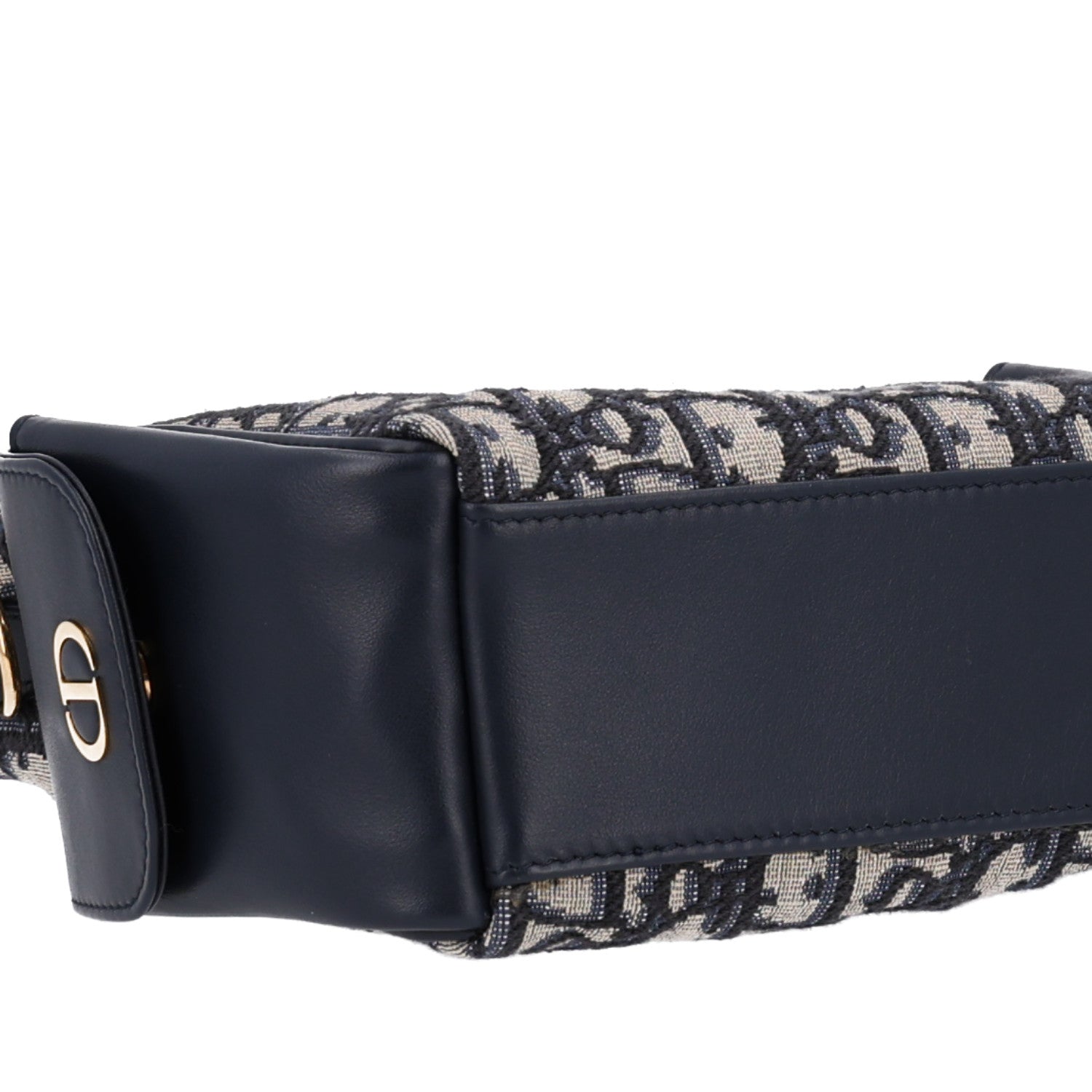Christian Dior Oblique Jacquard Smooth Calfskin Mini D-Dream Blue