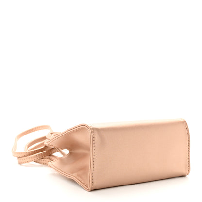 Telfar Metallic Vegan Leather Small Shopping Bag Copper 4 of 10